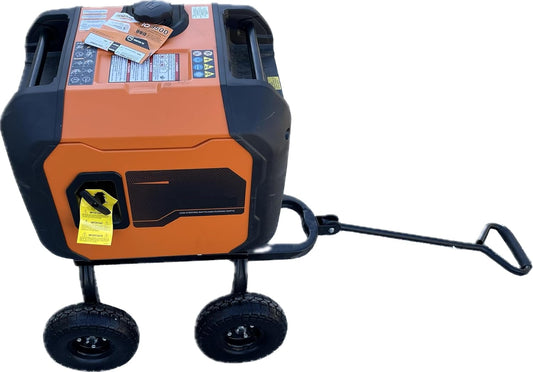 Custom Install Parts All Terrain Wagon Cart Wheel Kit with Solid Never Flat Tires Fits Generac iQ3500 Generator