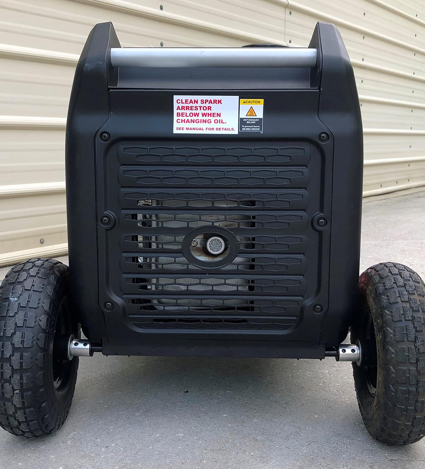 Custom Install Parts All Terrain 10" No Flat Tire Wheel Kit with Locking Hub Compatible with Predator 3500 Watt Inverter Generator